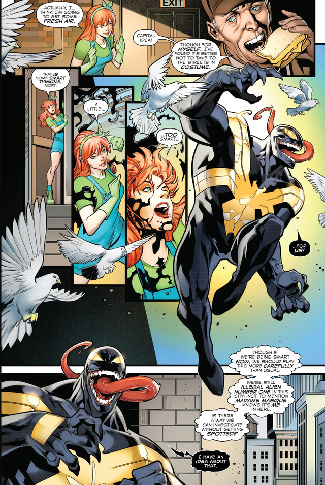 Venom 251 (2025) - PACO MEDINA, Mary Jane, Spider-Man Comic Art