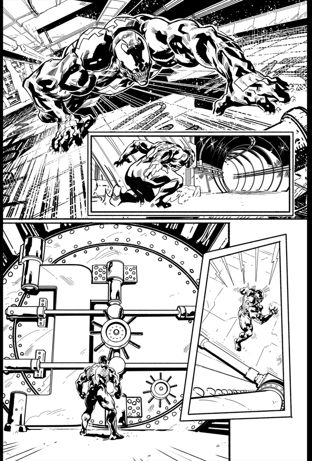 Venom Lethal Protector II Artist Proof Farid Karami - Issue 1, Page 4 Comic Art