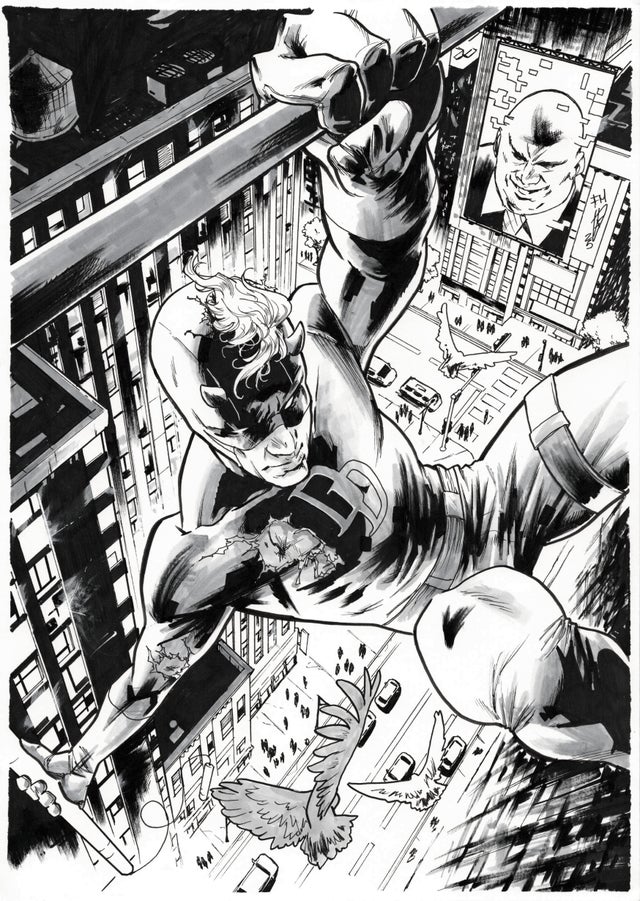 Daredevil Cover Quality - Federica Mancin Comic Art