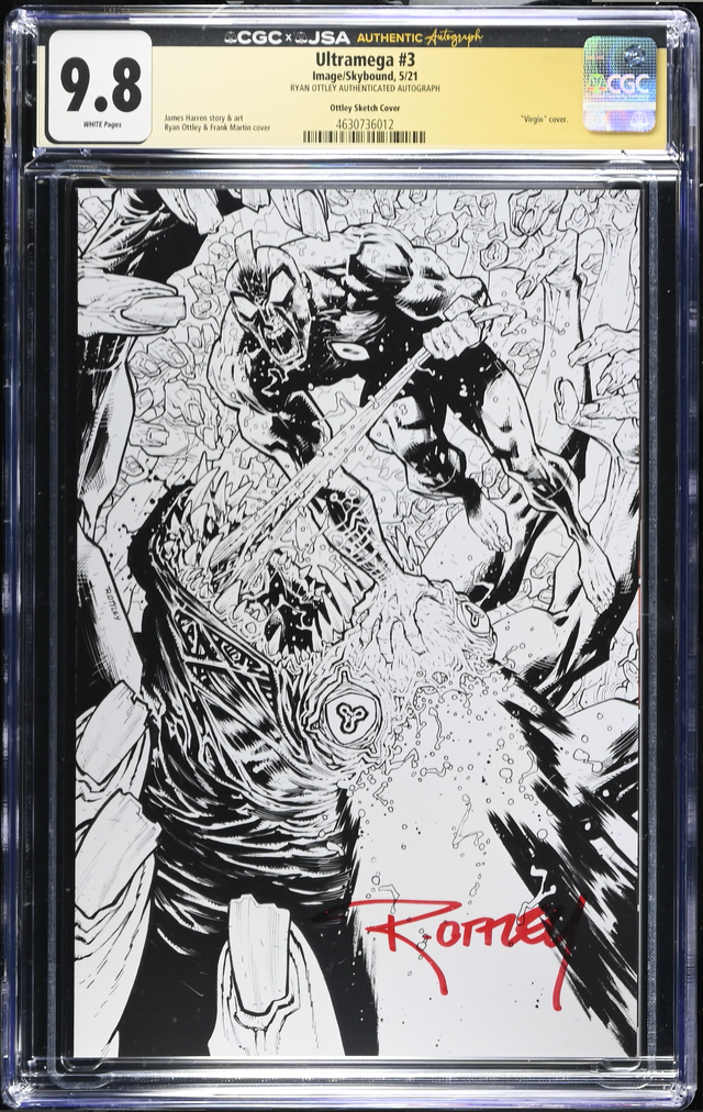 CGC/JSA Ryan Ottley ULTRAMEGA Comic Art
