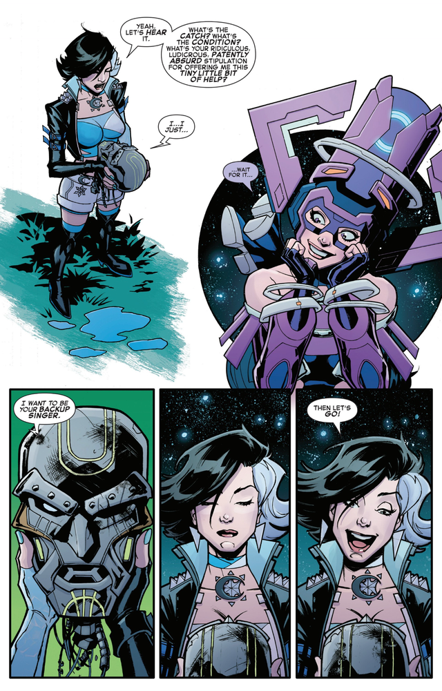 MARVEL RIVALS- LUNA SNOW, GALACTA, DOOM, DAREDEVIL - ERIC GAPSTUR Comic Art