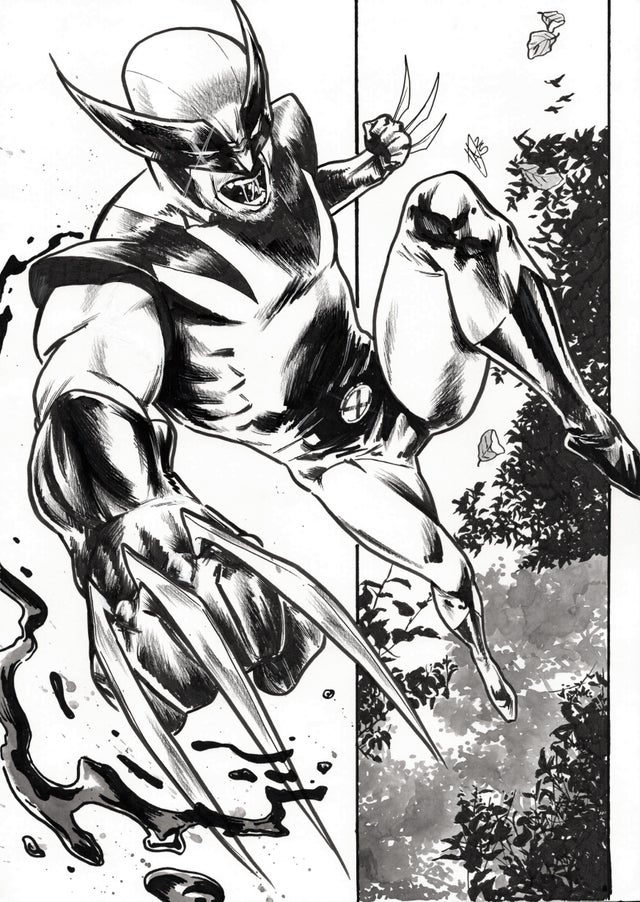 Wolverine Cover Quality - Federica Mancin Comic Art