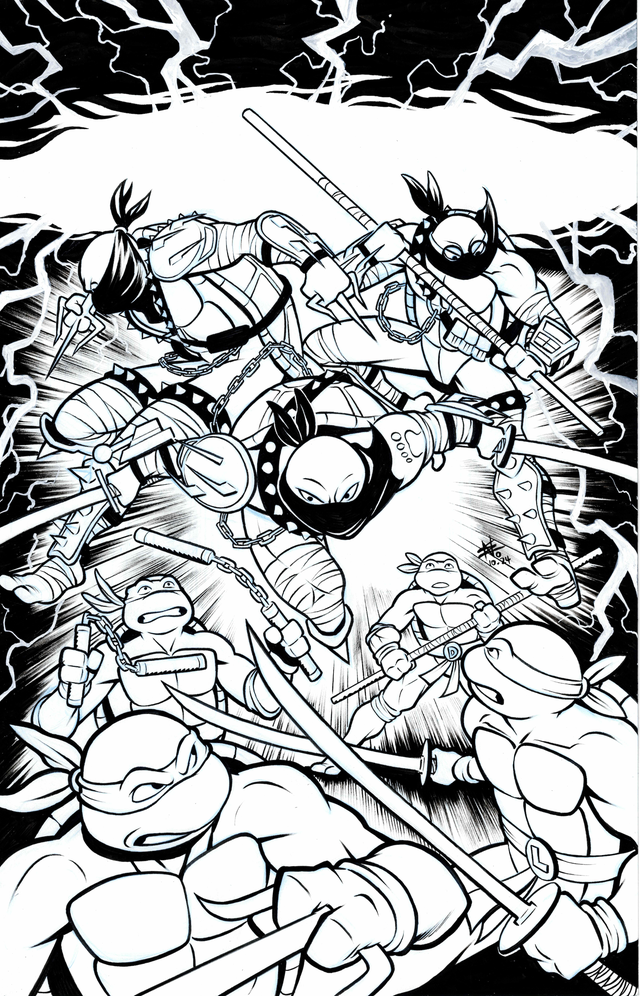 Teenage Mutant Ninja Turtles: Saturday Morning Adventures #24 - IDW, Cover Art from Edison Neo Comic Art