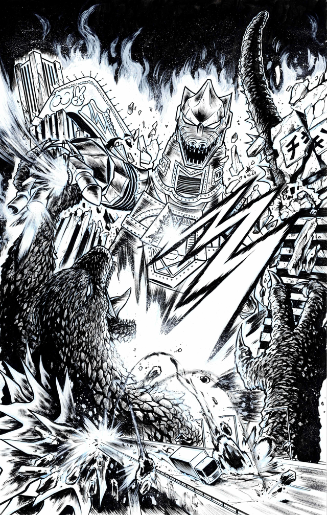 Godzilla Mechagodzilla 50th Anniversary Special #1 - IDW, Cover Art from Edison Neo Comic Art
