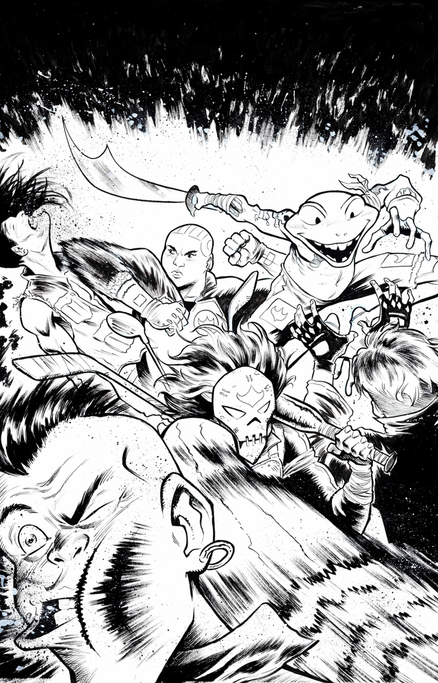 Teenage Mutant Ninja Turtles: The Untold Destiny of the Foot Clan #2 - IDW, Cover Art from Edison Neo Comic Art
