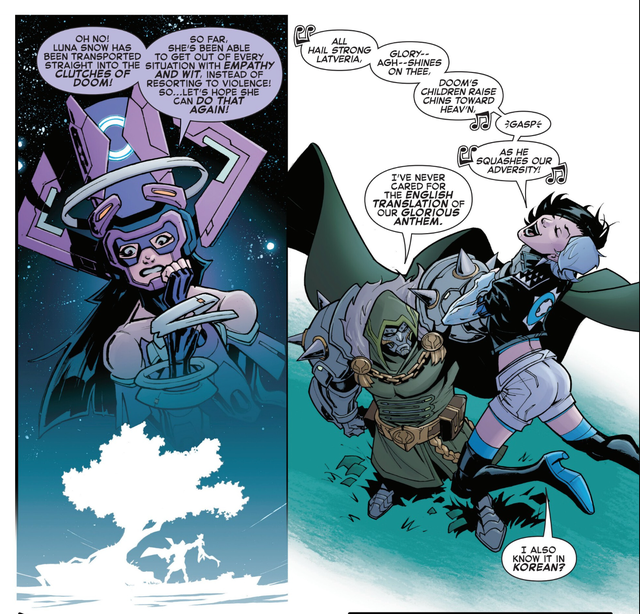 MARVEL RIVALS- LUNA SNOW, GALACTA, DOOM, DAREDEVIL - ERIC GAPSTUR Comic Art