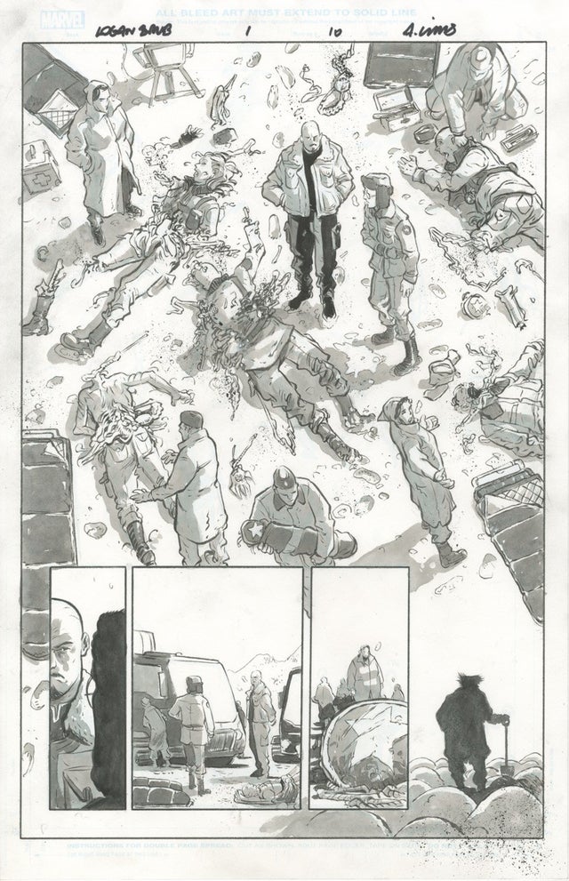 Logan: Black, White & Blood (2026) #1 - WOLVERINE pg 10 Comic Art